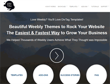 Tablet Screenshot of divtagtemplates.com